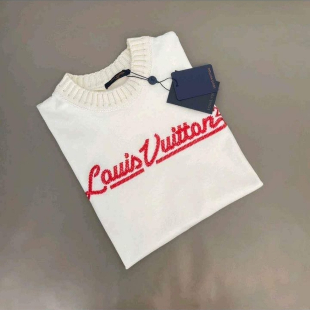 Louis Vuitton x Nigo embroidered mockneck tee